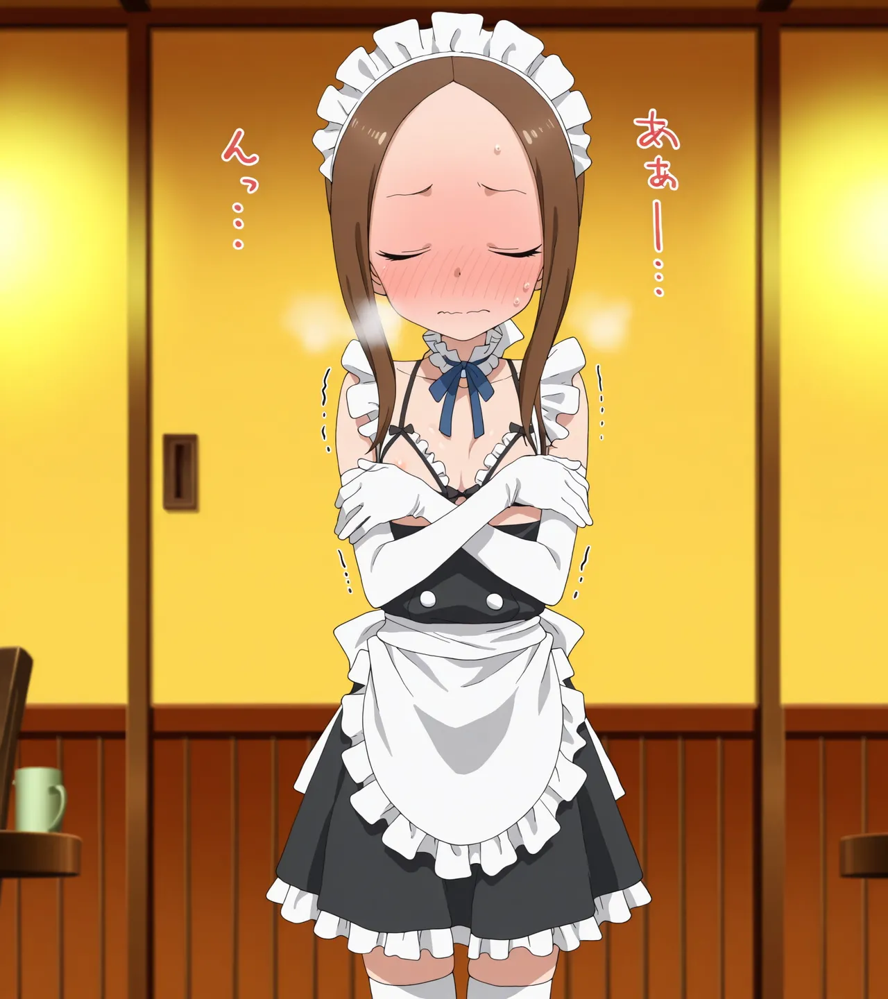 Pixiv Liang-Qi 2364945 - Takagi-san, Kagawa Rin, Mikage Sakurako, Houjou-san, Naked Coat, Wandering, Shame - Image 28