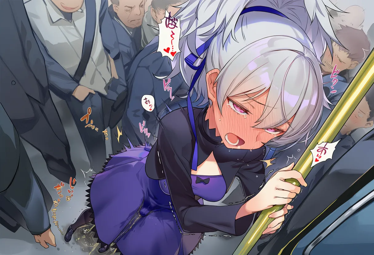 Pixiv 名前も知らないおじさんNamae mo Shiranai OjisanAn Old Man Whose Name I Dont Even Know 117226053 - Rumor Apparently, a Foreign Nymphomaniac Shows Up on the Yamanote Line - Image 3