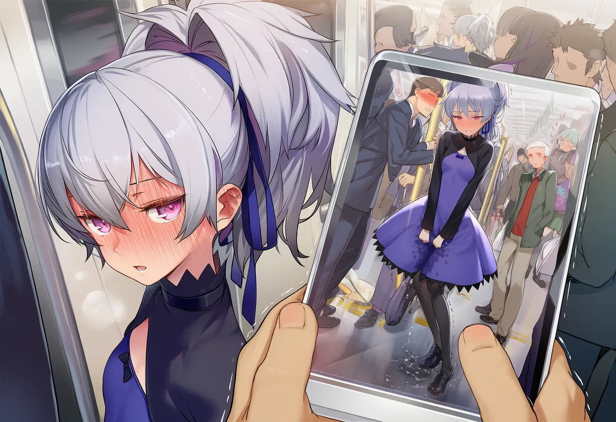 Pixiv 名前も知らないおじさんNamae mo Shiranai OjisanAn Old Man Whose Name I Dont Even Know 117226053 - Rumor Apparently, a Foreign Nymphomaniac Shows Up on the Yamanote Line - Image 47