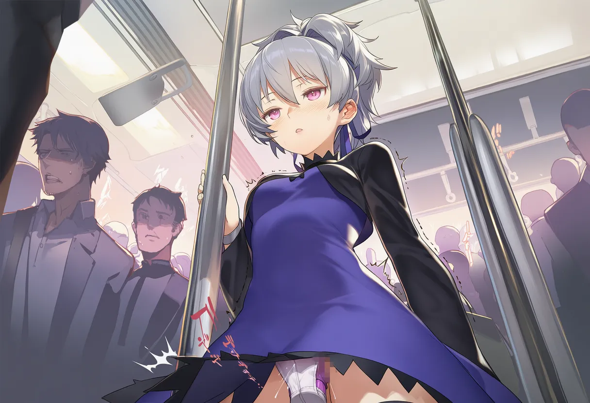 Pixiv 名前も知らないおじさんNamae mo Shiranai OjisanAn Old Man Whose Name I Dont Even Know 117226053 - Rumor Apparently, a Foreign Nymphomaniac Shows Up on the Yamanote Line - Image 5