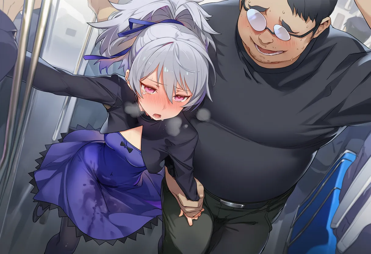 Pixiv 名前も知らないおじさんNamae mo Shiranai OjisanAn Old Man Whose Name I Dont Even Know 117226053 - Rumor Apparently, a Foreign Nymphomaniac Shows Up on the Yamanote Line - Image 50