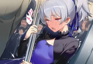 Pixiv 名前も知らないおじさんNamae mo Shiranai OjisanAn Old Man Whose Name I Dont Even Know 117226053 - Rumor Apparently, a Foreign Nymphomaniac Shows Up on the Yamanote Line - Page 25