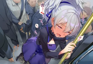 Pixiv 名前も知らないおじさんNamae mo Shiranai OjisanAn Old Man Whose Name I Dont Even Know 117226053 - Rumor Apparently, a Foreign Nymphomaniac Shows Up on the Yamanote Line - Page 3