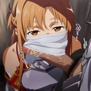 Pixiv プじだむの島Pujidamu no Shima 15106284 - Asuna streetwalker mask blowjob with smegma more - Page 24