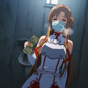 Pixiv プじだむの島Pujidamu no Shima 15106284 - Asuna streetwalker mask blowjob with smegma more - Page 54