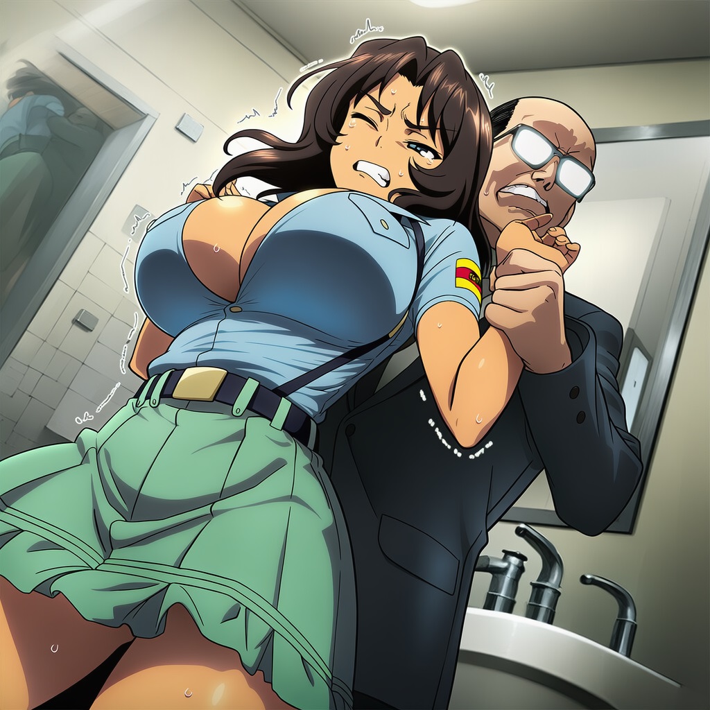 Pixiv プじだむの島Pujidamu no Shima 15106284 - El Girls und Panzer Assaulted, Deep Kissed, Breast Fondled and Sucked, Creampie, Rape, Humiliation - Image 12