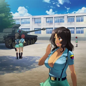 Pixiv プじだむの島Pujidamu no Shima 15106284 - El Girls und Panzer Assaulted, Deep Kissed, Breast Fondled and Sucked, Creampie, Rape, Humiliation - Page 2