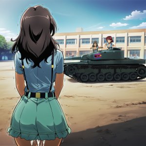 Pixiv プじだむの島Pujidamu no Shima 15106284 - El Girls und Panzer Assaulted, Deep Kissed, Breast Fondled and Sucked, Creampie, Rape, Humiliation - Page 83