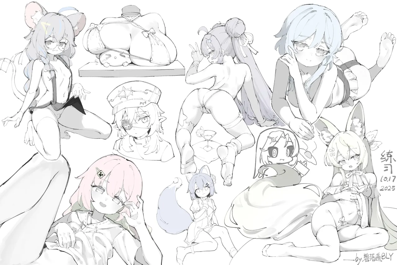 Pixiv Twitter 碧落遥BLY 12990124 - Image 98