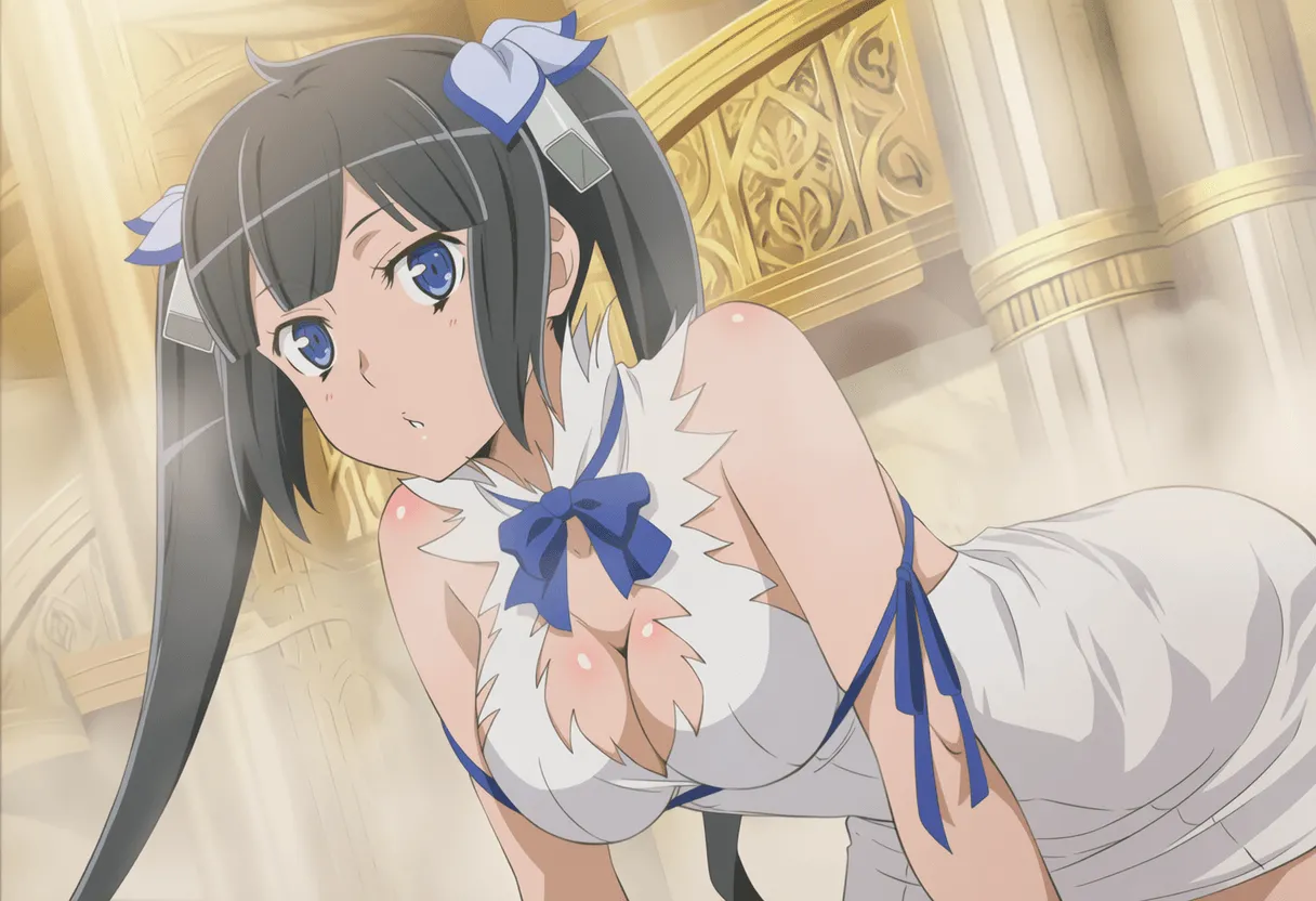 Pixiv 与党野党YotouYatou 50519969 - DanMachi Hestia and the Perverted Ojisan in the Mixed Bath - Image 5