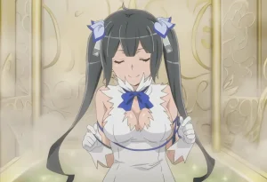 Pixiv 与党野党YotouYatou 50519969 - DanMachi Hestia and the Perverted Ojisan in the Mixed Bath - Page 6