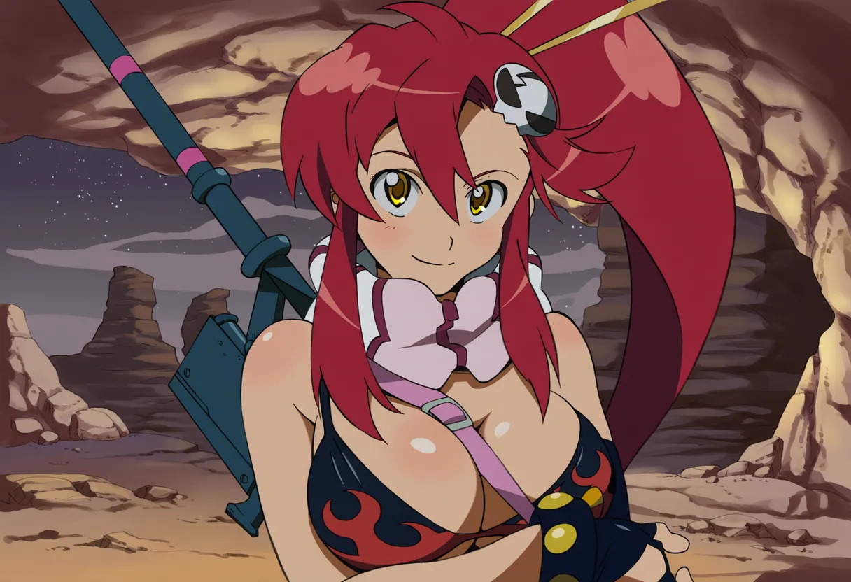 Pixiv 与党野党YotouYatou 50519969 - Gurren Lagann Youko vs. the Extreme Underground Ojisan - Image 1