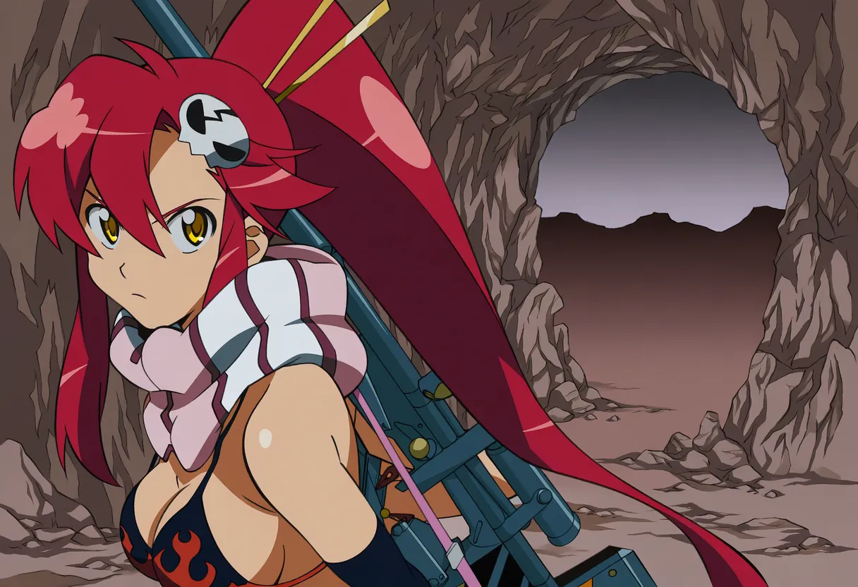 Pixiv 与党野党YotouYatou 50519969 - Gurren Lagann Youko vs. the Extreme Underground Ojisan - Image 3