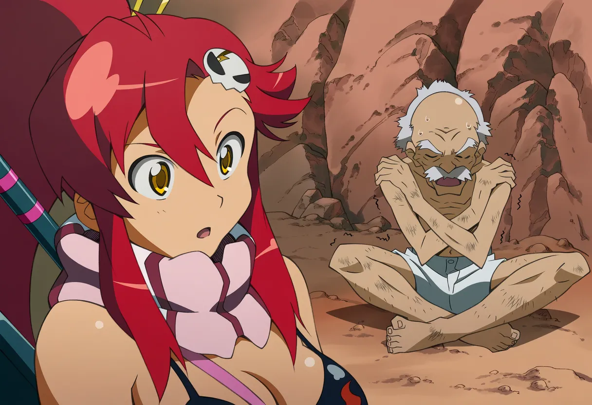 Pixiv 与党野党YotouYatou 50519969 - Gurren Lagann Youko vs. the Extreme Underground Ojisan - Image 6