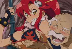 Pixiv 与党野党YotouYatou 50519969 - Gurren Lagann Youko vs. the Extreme Underground Ojisan - Page 17