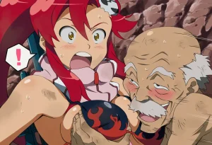 Pixiv 与党野党YotouYatou 50519969 - Gurren Lagann Youko vs. the Extreme Underground Ojisan - Page 20