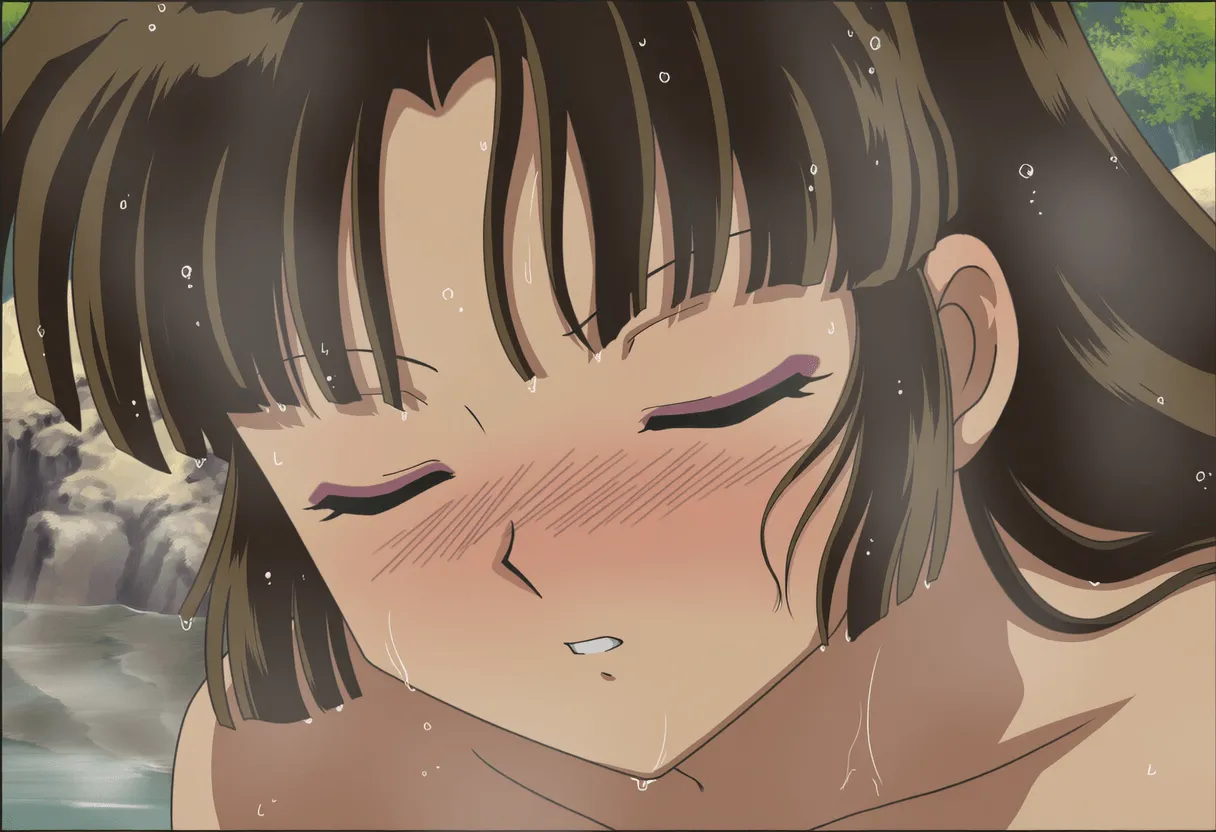 Pixiv 与党野党YotouYatou 50519969 - Inuyasha Drunken Sango Hair Down ver. vs. the Sake Fairy Ojisan - Image 134