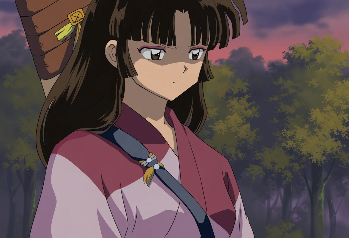 Pixiv 与党野党YotouYatou 50519969 - Inuyasha Drunken Sango Hair Down ver. vs. the Sake Fairy Ojisan - Image 14