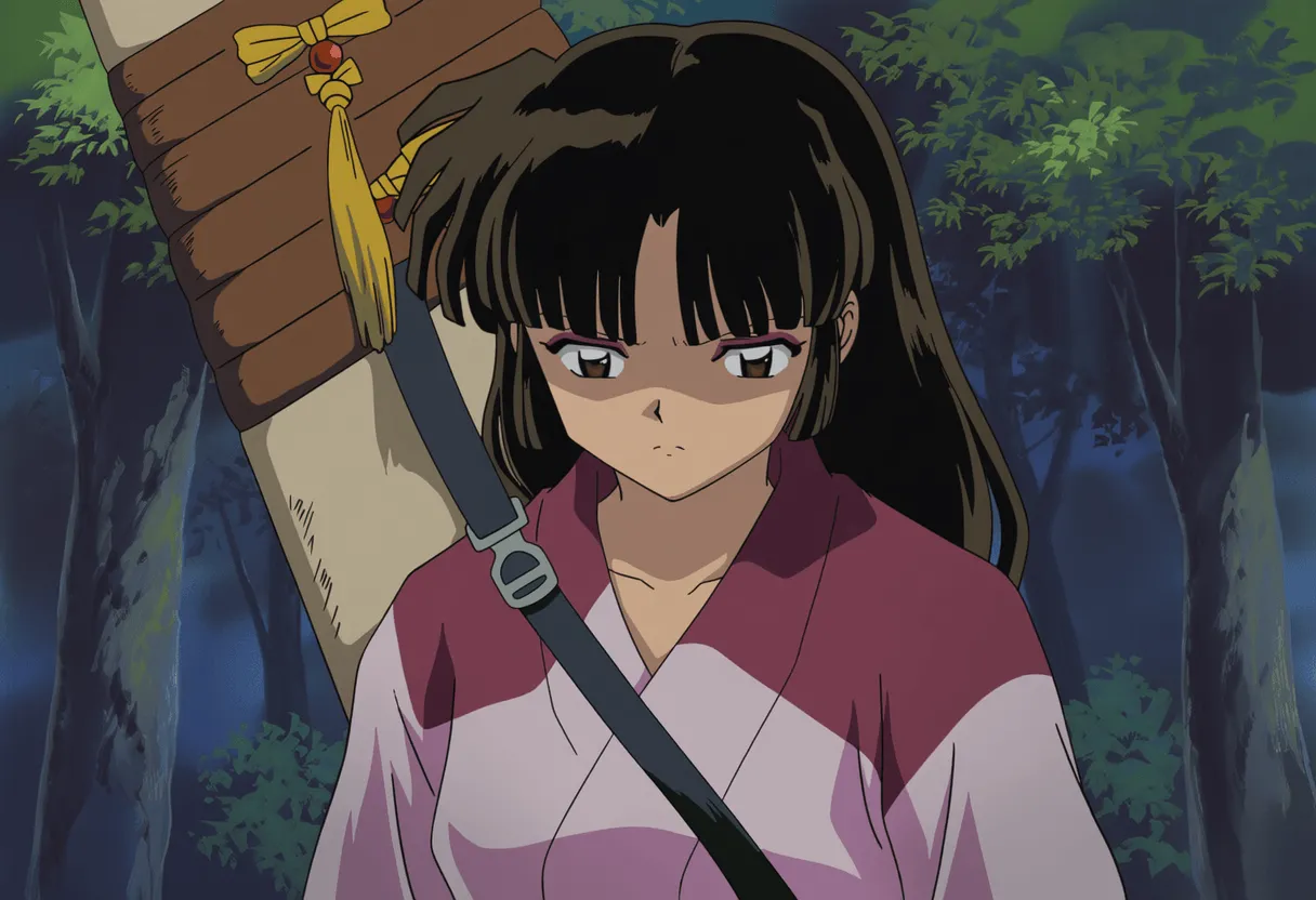 Pixiv 与党野党YotouYatou 50519969 - Inuyasha Drunken Sango Hair Down ver. vs. the Sake Fairy Ojisan - Image 15