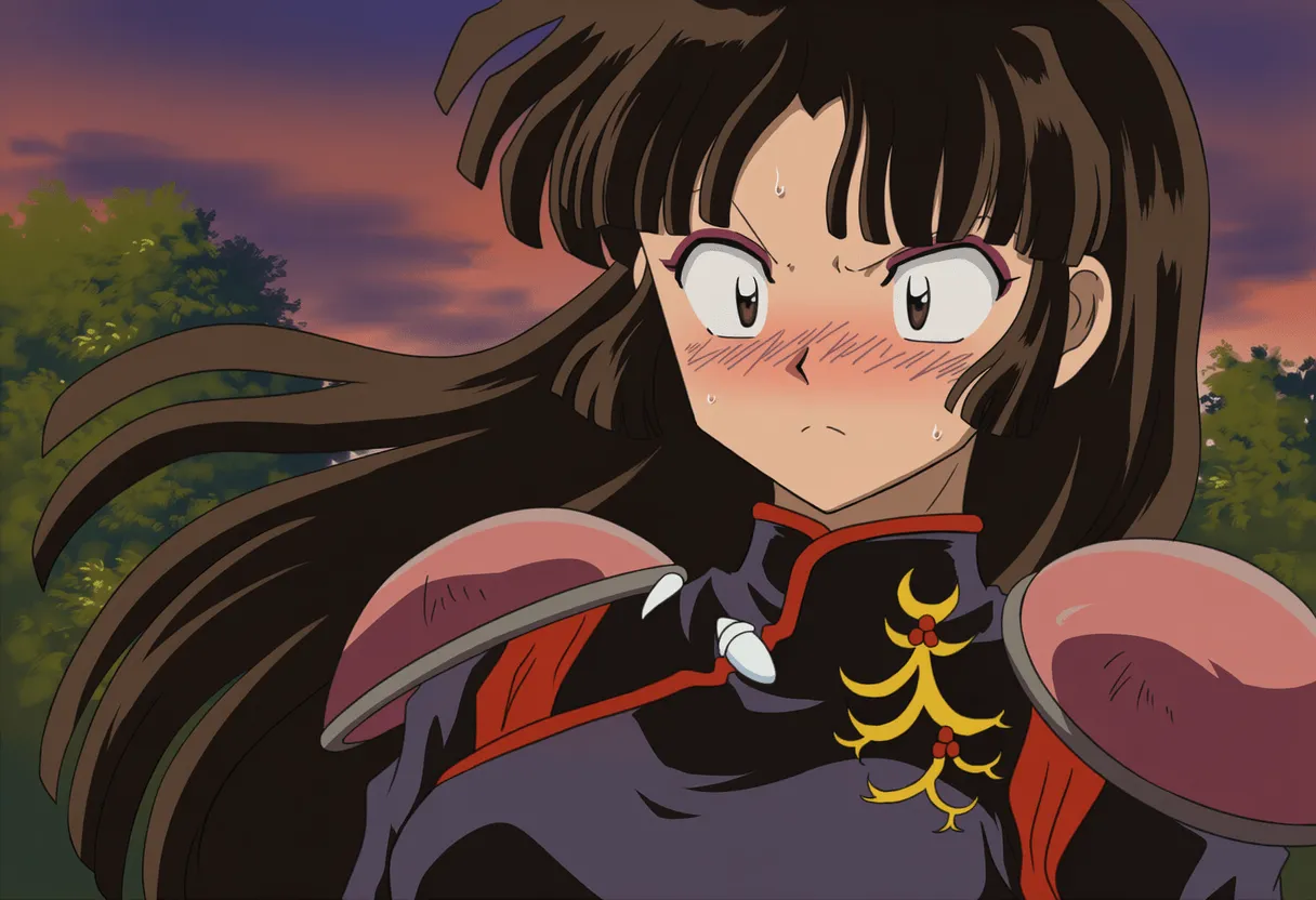 Pixiv 与党野党YotouYatou 50519969 - Inuyasha Drunken Sango Hair Down ver. vs. the Sake Fairy Ojisan - Image 26