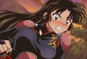 Pixiv 与党野党YotouYatou 50519969 - Inuyasha Drunken Sango Hair Down ver. vs. the Sake Fairy Ojisan - Page 31