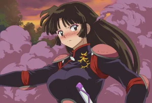 Pixiv 与党野党YotouYatou 50519969 - Inuyasha Drunken Sango Hair Down ver. vs. the Sake Fairy Ojisan - Page 33