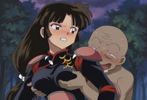 Pixiv 与党野党YotouYatou 50519969 - Inuyasha Drunken Sango Hair Down ver. vs. the Sake Fairy Ojisan - Page 39