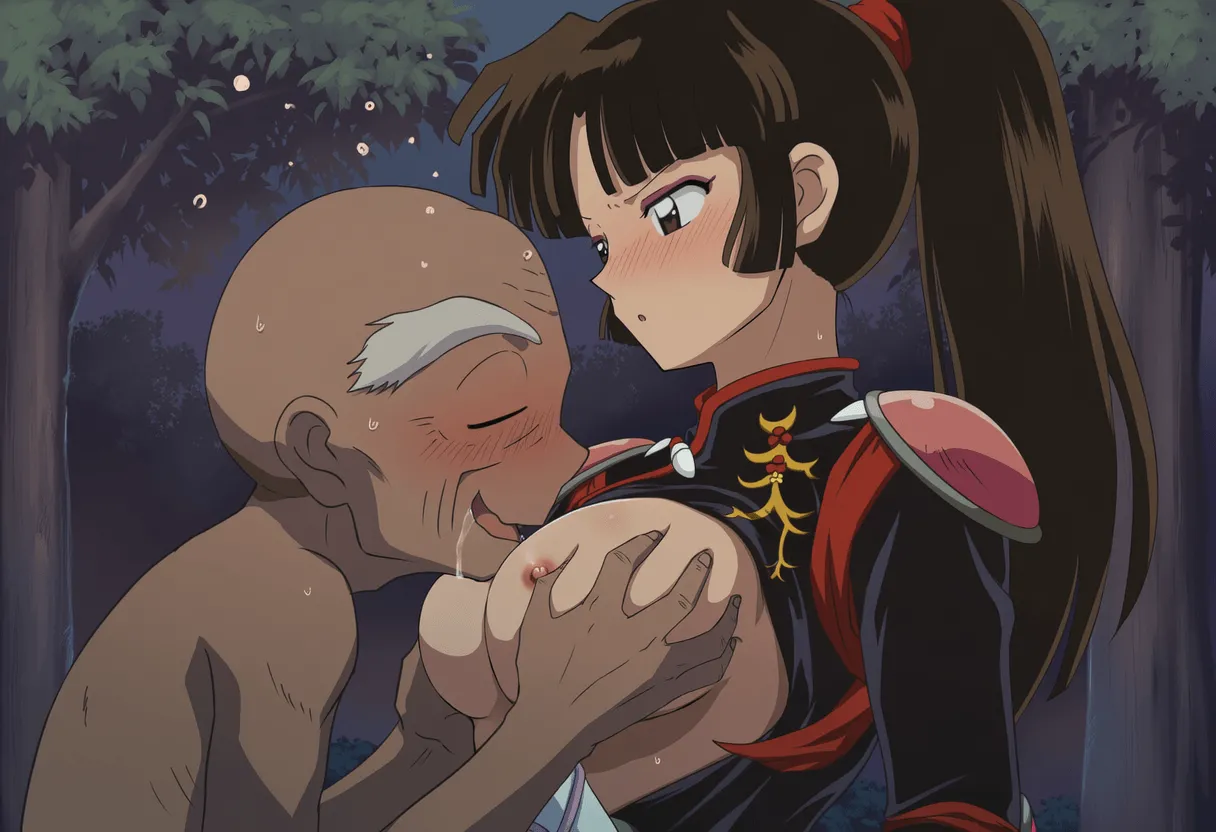 Pixiv 与党野党YotouYatou 50519969 - Inuyasha Drunken Sango vs. the Sake Fairy Ojisan - Image 114