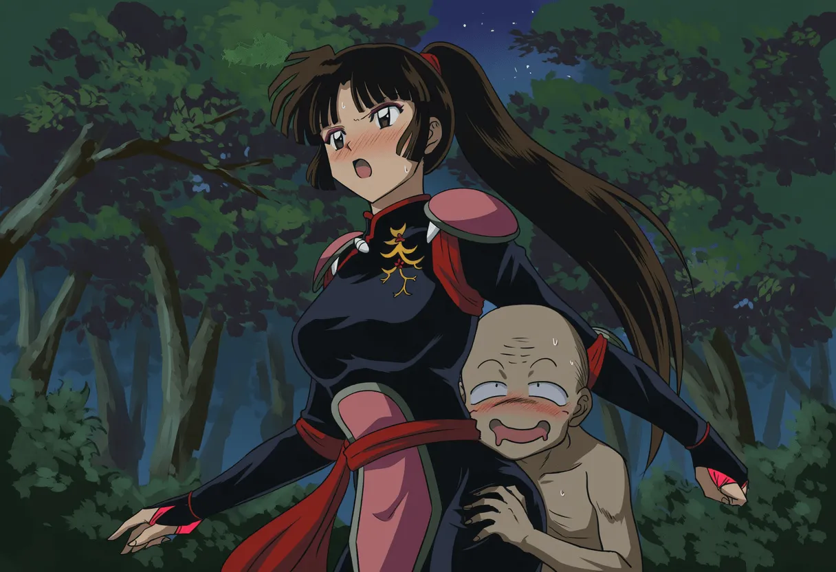 Pixiv 与党野党YotouYatou 50519969 - Inuyasha Drunken Sango vs. the Sake Fairy Ojisan - Image 11