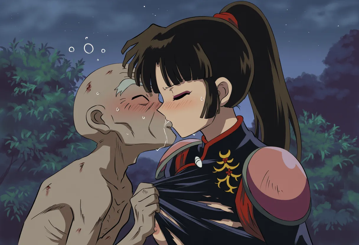 Pixiv 与党野党YotouYatou 50519969 - Inuyasha Drunken Sango vs. the Sake Fairy Ojisan - Image 119