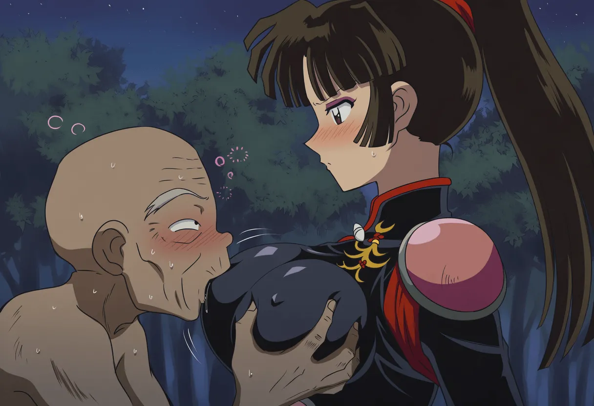Pixiv 与党野党YotouYatou 50519969 - Inuyasha Drunken Sango vs. the Sake Fairy Ojisan - Image 48