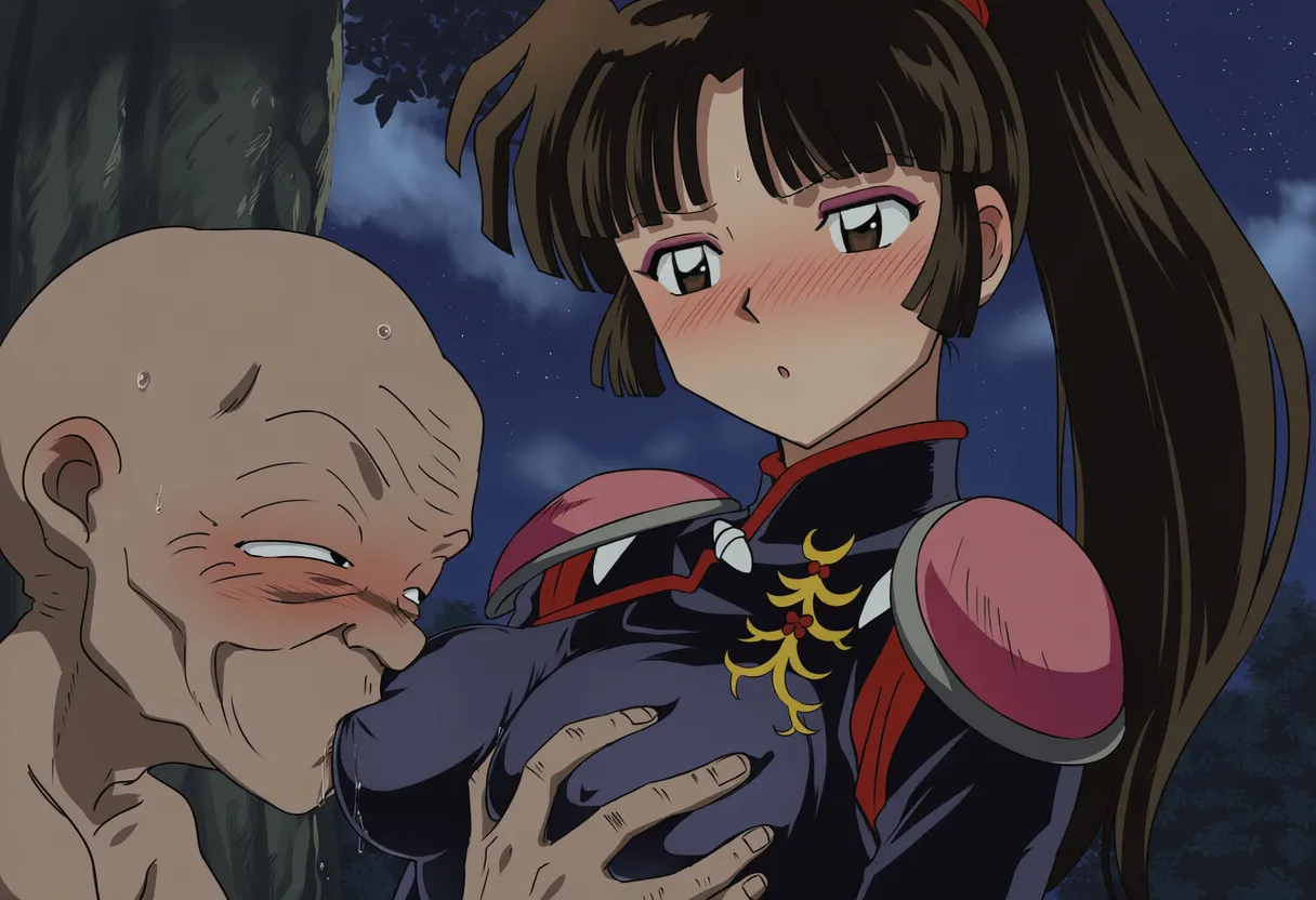 Pixiv 与党野党YotouYatou 50519969 - Inuyasha Drunken Sango vs. the Sake Fairy Ojisan - Image 51