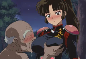 Pixiv 与党野党YotouYatou 50519969 - Inuyasha Drunken Sango vs. the Sake Fairy Ojisan - Page 47