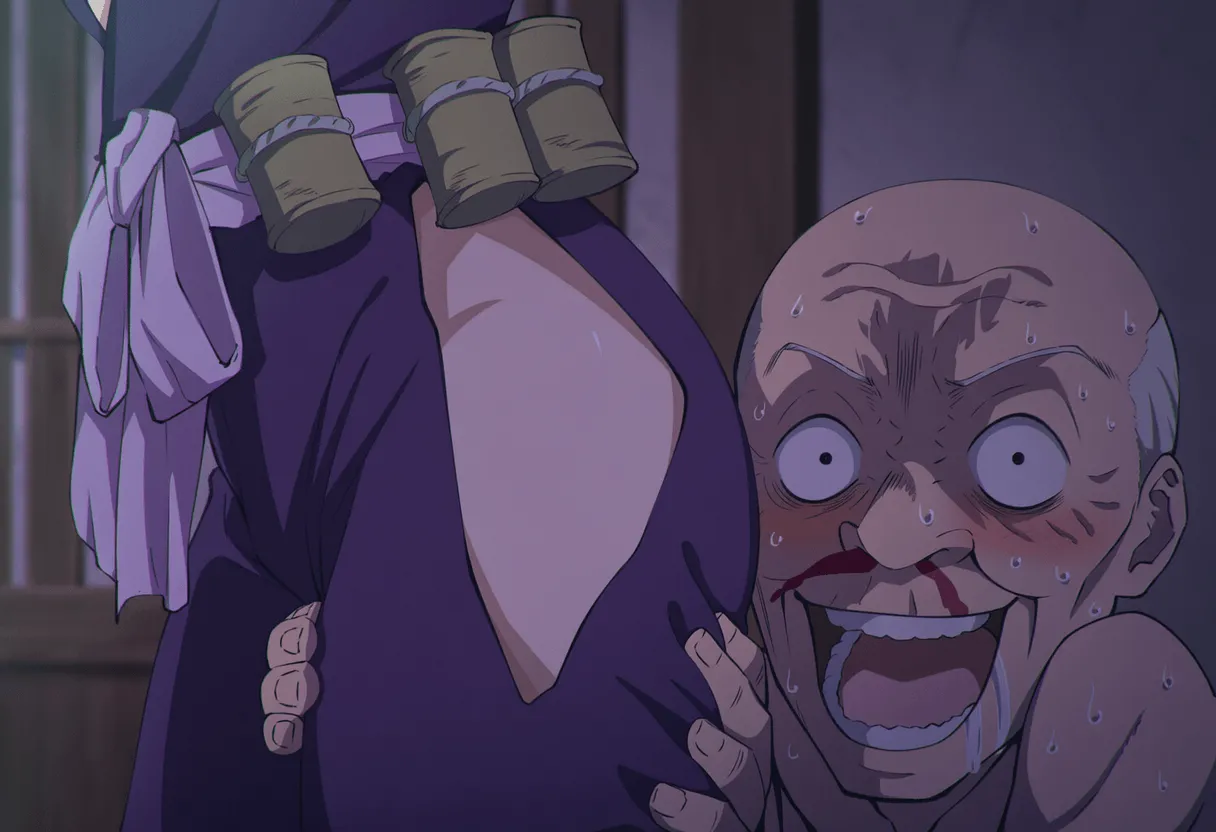 Pixiv 与党野党YotouYatou 50519969 - Jigokuraku Yuzuriha vs. The Poison-Inflicted Rapist Ojisan - Image 173
