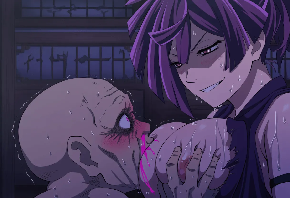 Pixiv 与党野党YotouYatou 50519969 - Jigokuraku Yuzuriha vs. The Poison-Inflicted Rapist Ojisan - Image 280