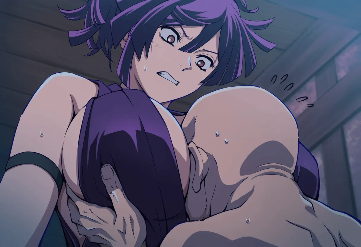 Pixiv 与党野党YotouYatou 50519969 - Jigokuraku Yuzuriha vs. The Poison-Inflicted Rapist Ojisan - Image 60