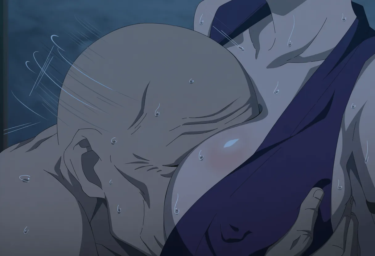Pixiv 与党野党YotouYatou 50519969 - Jigokuraku Yuzuriha vs. The Poison-Inflicted Rapist Ojisan - Image 80