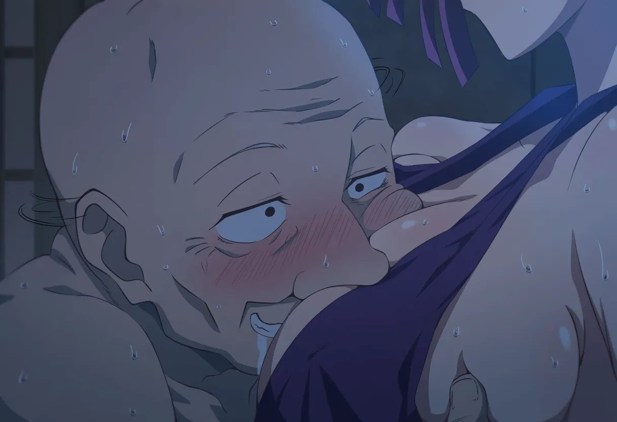 Pixiv 与党野党YotouYatou 50519969 - Jigokuraku Yuzuriha vs. The Poison-Inflicted Rapist Ojisan - Image 83