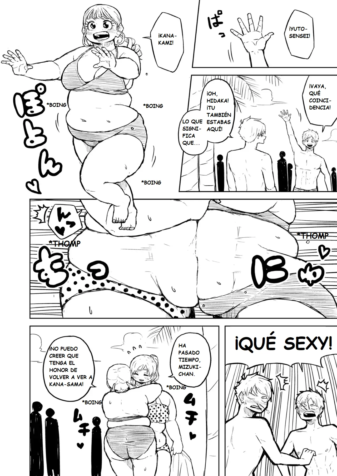 Pocchari wa sekai o sukuu Chubby Girlfriend Español - Image 130