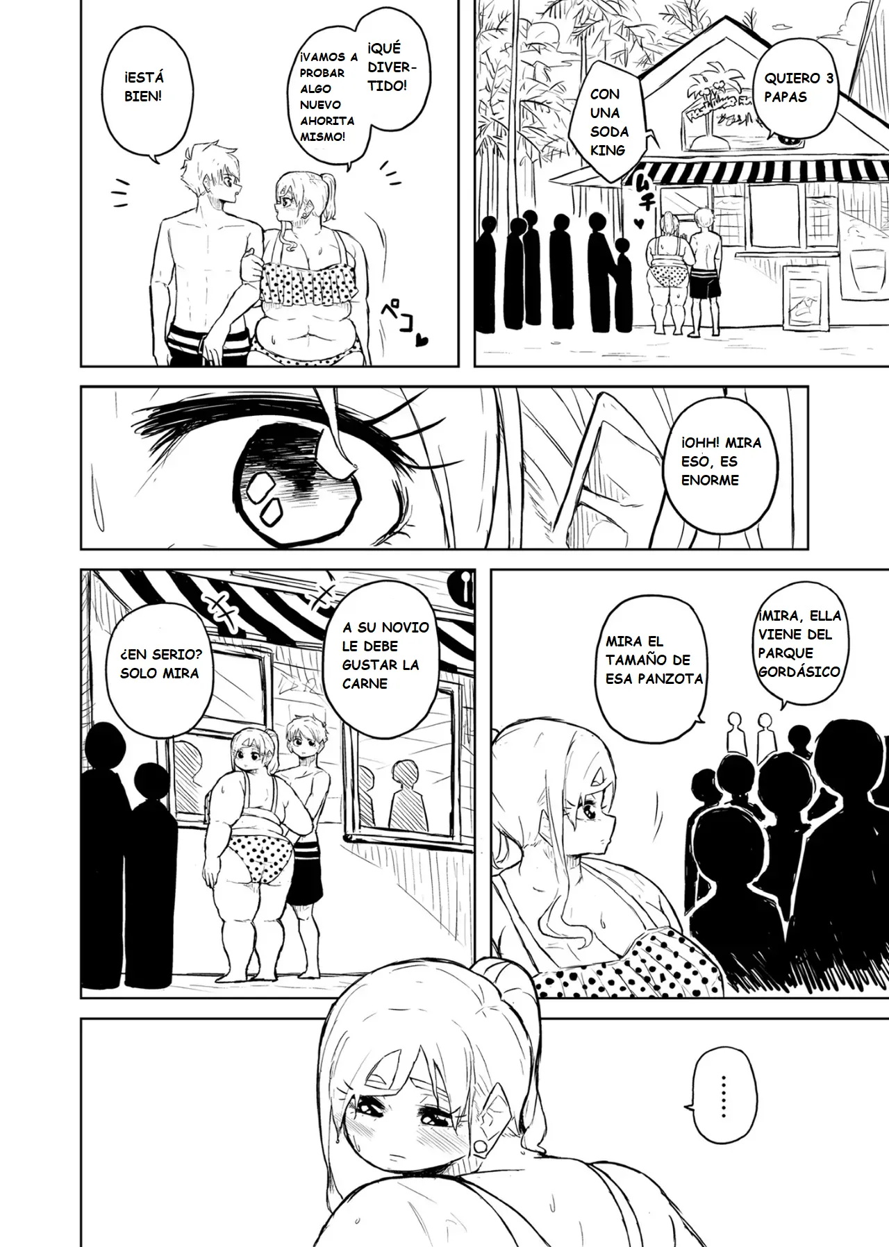 Pocchari wa sekai o sukuu Chubby Girlfriend Español - Image 136