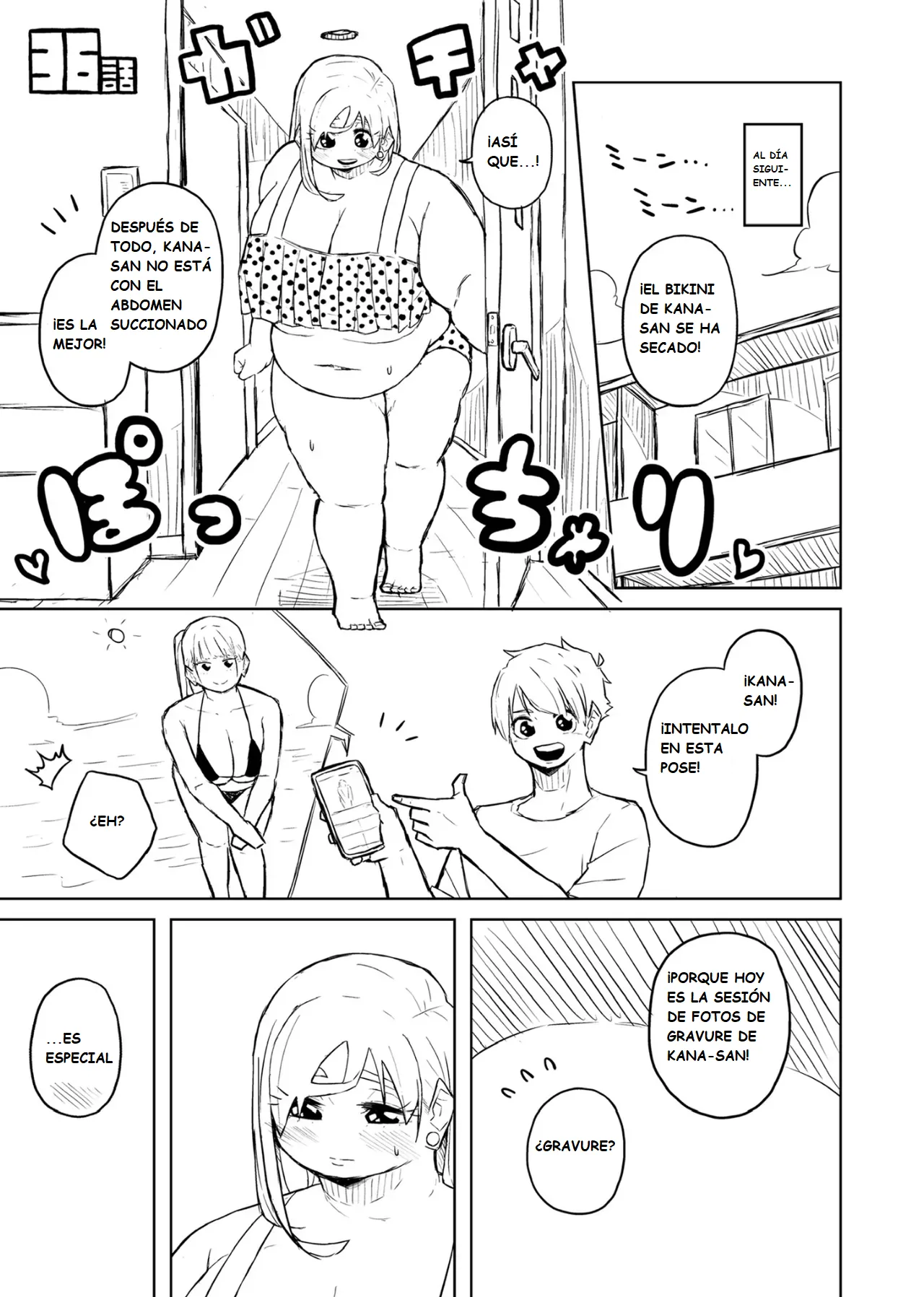 Pocchari wa sekai o sukuu Chubby Girlfriend Español - Image 141