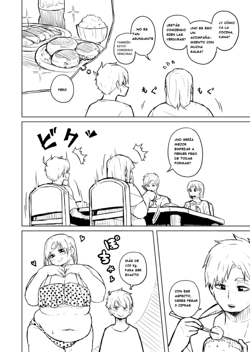 Pocchari wa sekai o sukuu Chubby Girlfriend Español - Image 162