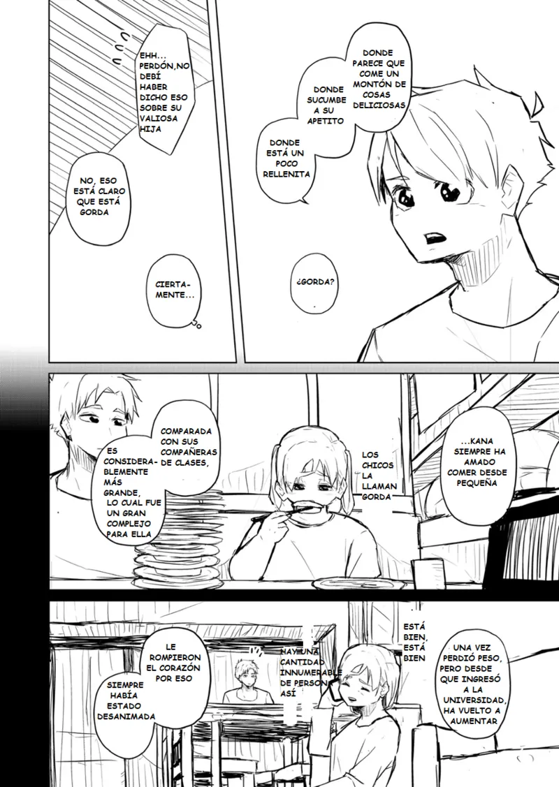 Pocchari wa sekai o sukuu Chubby Girlfriend Español - Image 174