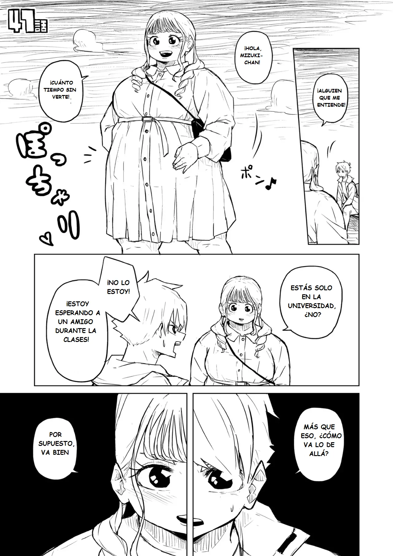 Pocchari wa sekai o sukuu Chubby Girlfriend Español - Image 185