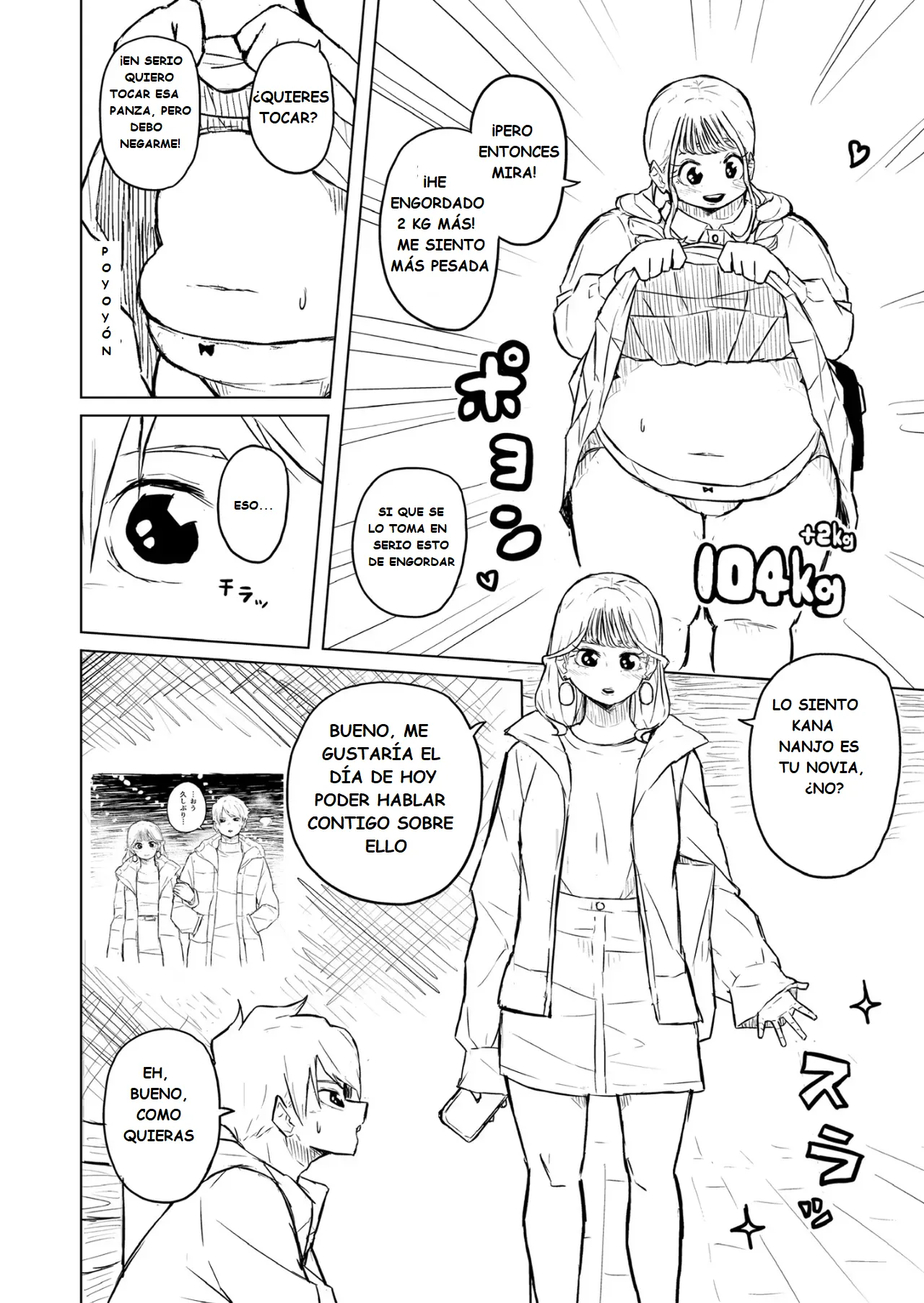 Pocchari wa sekai o sukuu Chubby Girlfriend Español - Image 186