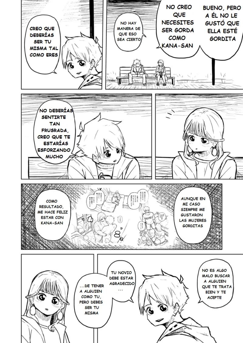 Pocchari wa sekai o sukuu Chubby Girlfriend Español - Image 192