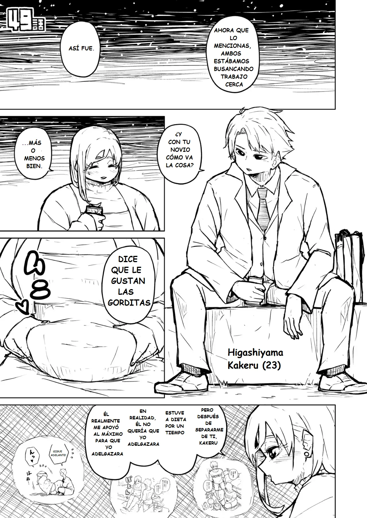 Pocchari wa sekai o sukuu Chubby Girlfriend Español - Image 193