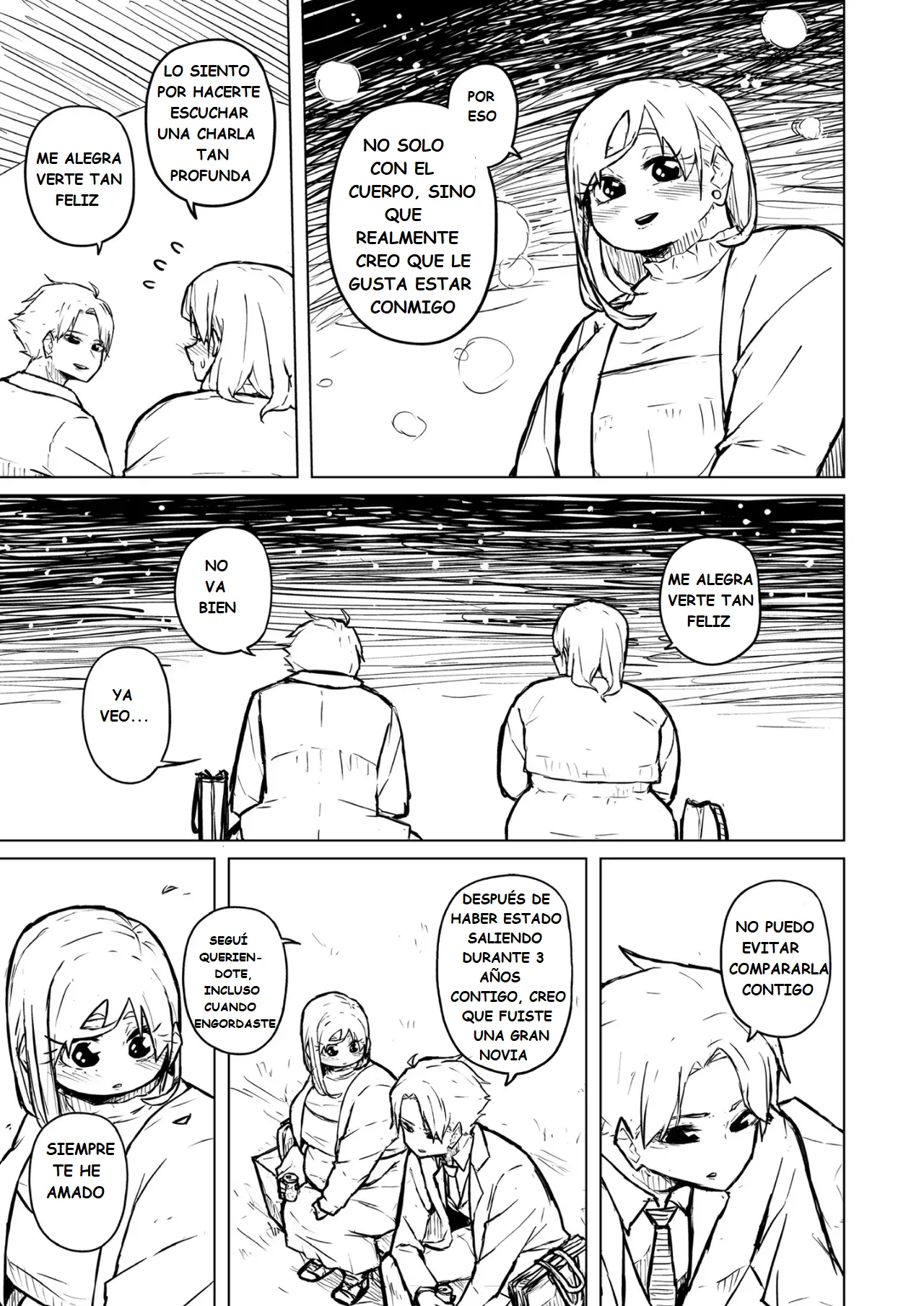 Pocchari wa sekai o sukuu Chubby Girlfriend Español - Image 194