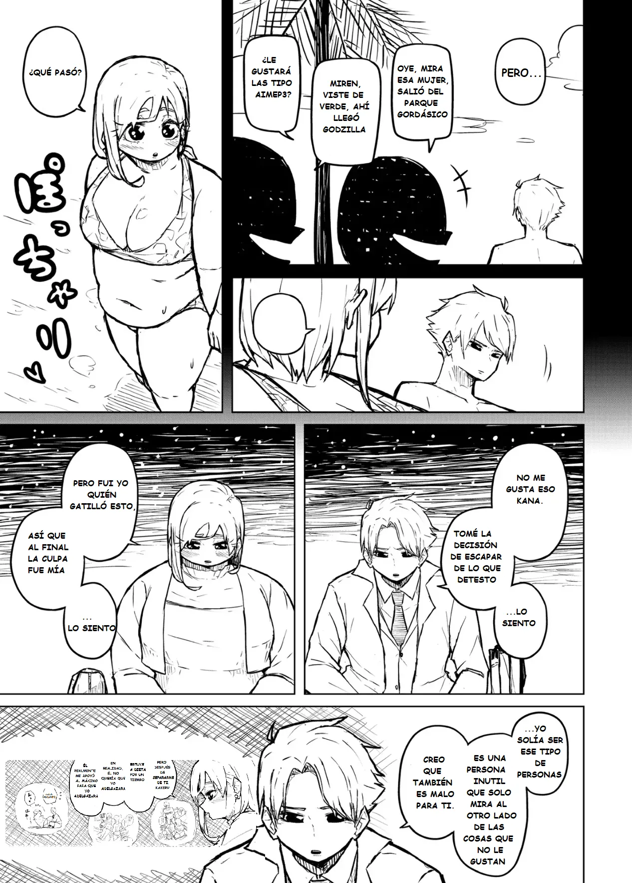 Pocchari wa sekai o sukuu Chubby Girlfriend Español - Image 195