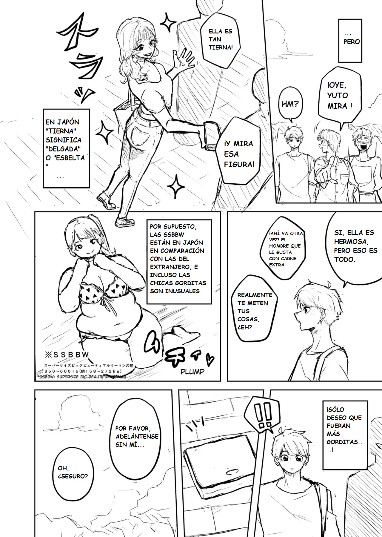 Pocchari wa sekai o sukuu Chubby Girlfriend Español - Image 2